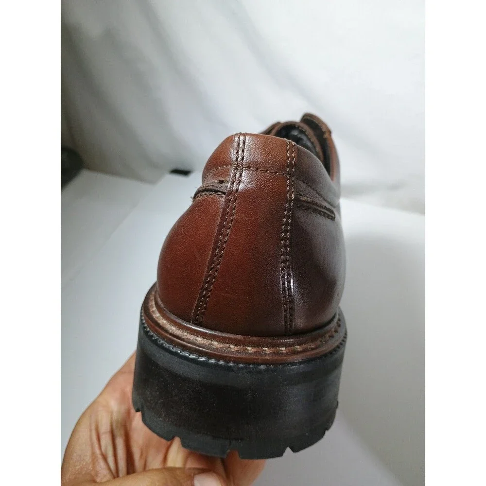 Alfani Made in Italy Men Size 12 M Brown Leather Man Made Sole